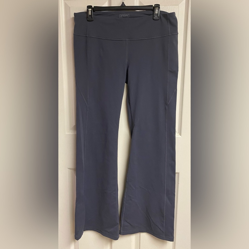 Athleta Gray Flare Pants